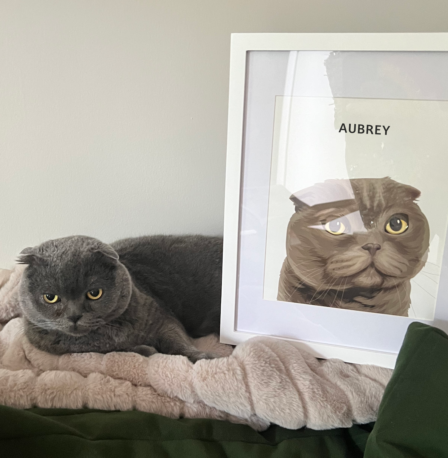 Medium, Single Pet Custom Portrait - 12" x 16"